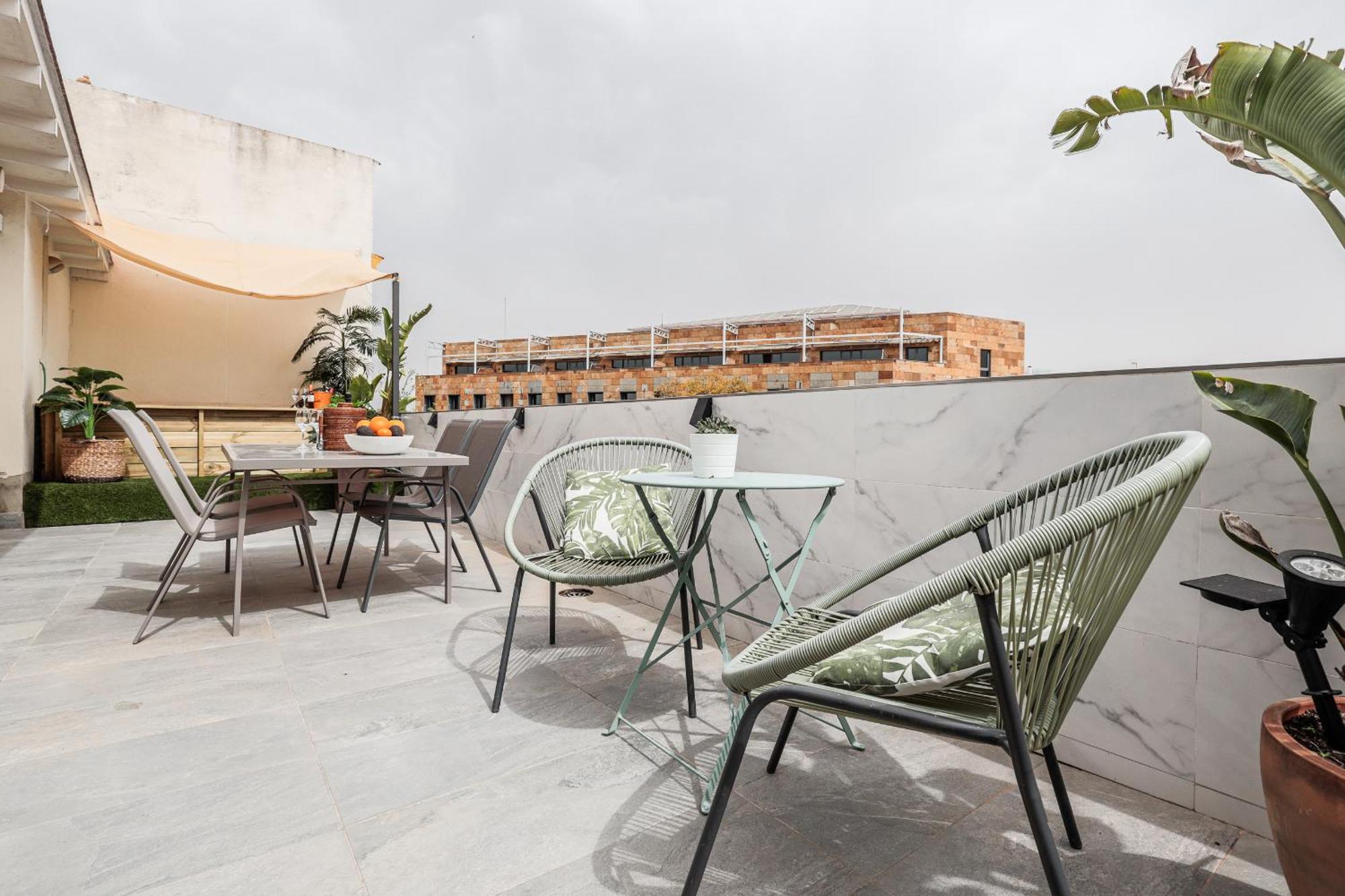 Apartament Fantastico Atico 2 Hab Y Gran Terraza Privada Sewilla Zewnętrze zdjęcie