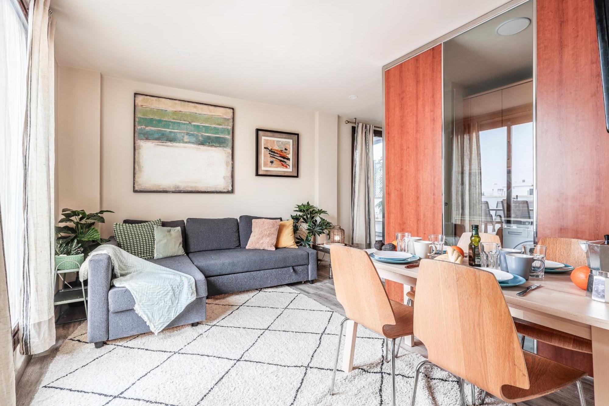 Apartament Fantastico Atico 2 Hab Y Gran Terraza Privada Sewilla Zewnętrze zdjęcie